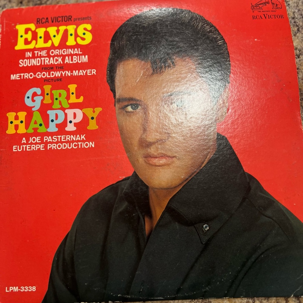 Vintage Elvis Presley Vinyl Record